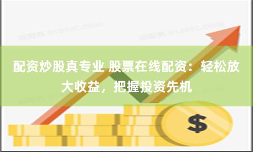 配资炒股真专业 股票在线配资：轻松放大收益，把握投资先机